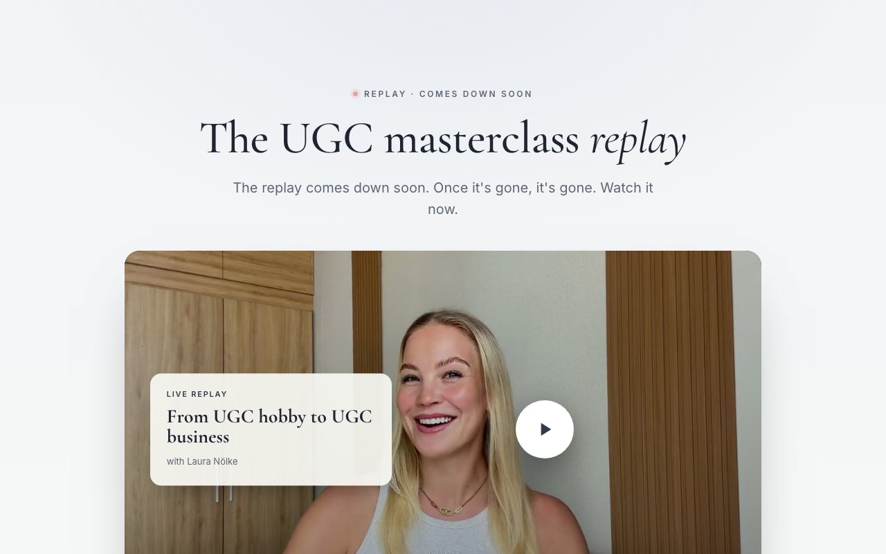 Replay + application preview